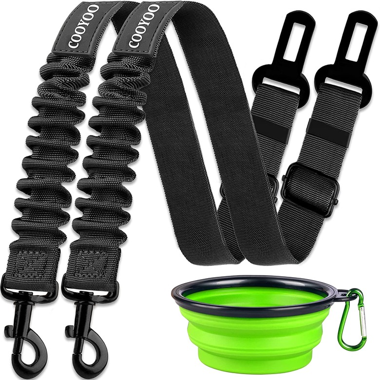 COOYOO Dog Seat Belt, 3-Piece Set