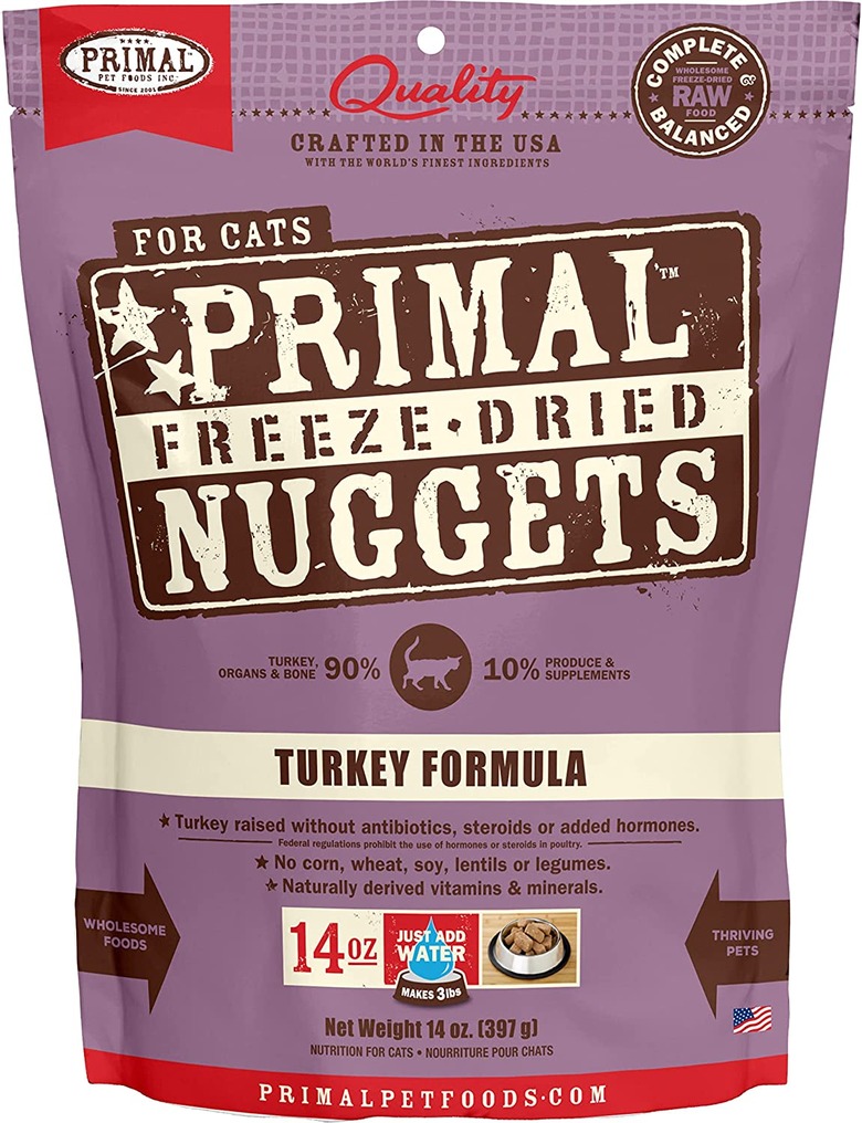 Primal Freeze-Dried Cat Food Nuggets, 14-oz. Bag