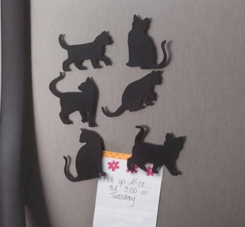 Fox Valley Traders Cat Silhouette Fridge Magnets, Set of 6