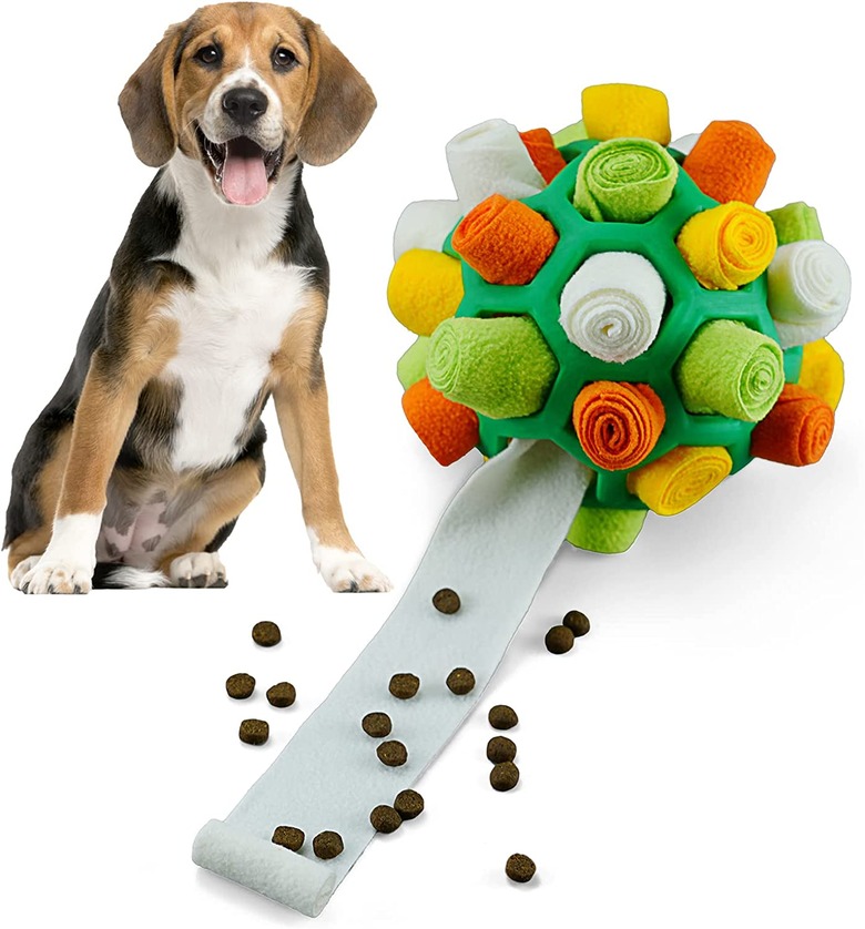 Larimuer Pet Snuffle Ball Toy