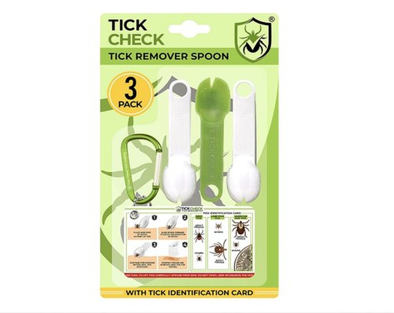 TickCheck Remover Spoon with Tick ID Card, 3-Count