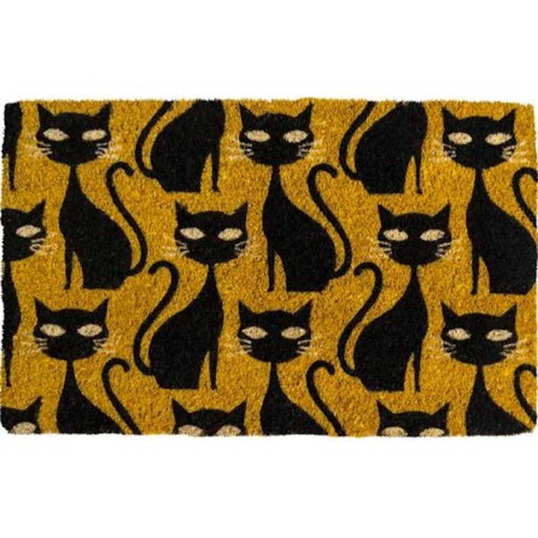 Entryways Fine Felines Handwoven Doormat