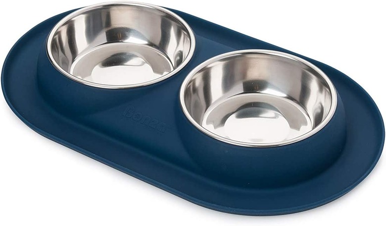 Bonza Cat or Small Dog Bowls With Spill-Proof Mat