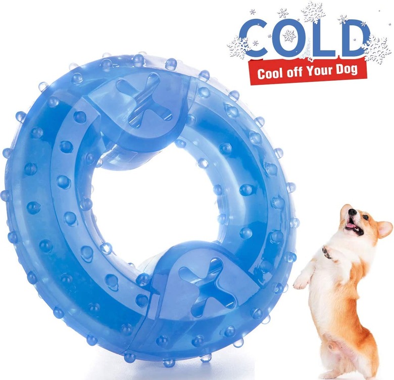 ZNOKA Pet Products Cooling Toy Puppy Teething Ring