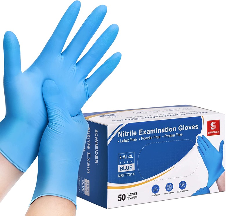 Schneider Nitrile Exam Gloves, Latex-Free