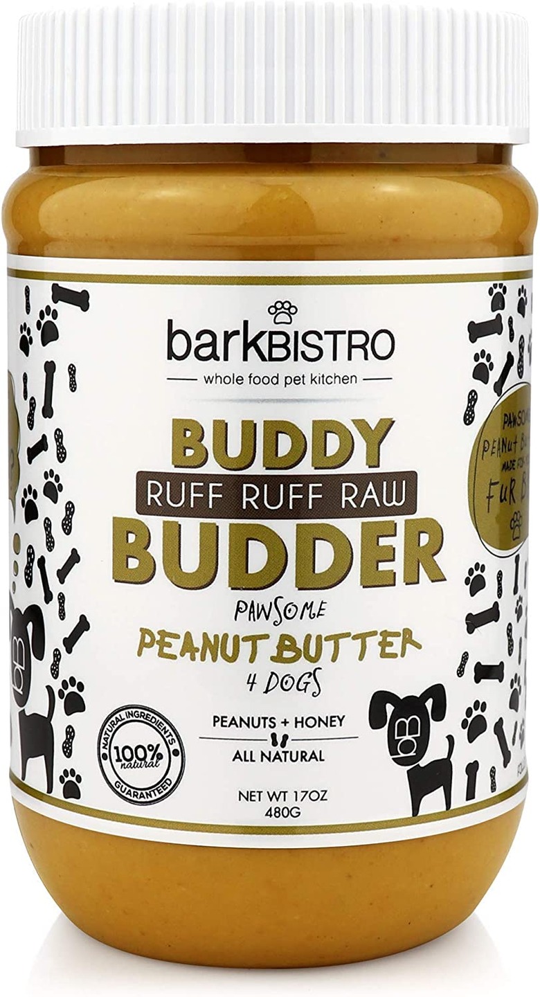 Bark Bistro Company Ruff Ruff Raw 100% Natural Dog Peanut Butter, 17-oz. Jar