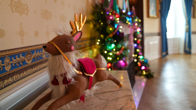 White House Christmas decorations in 2024