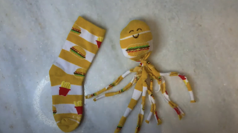 sock and DIY octopus sock